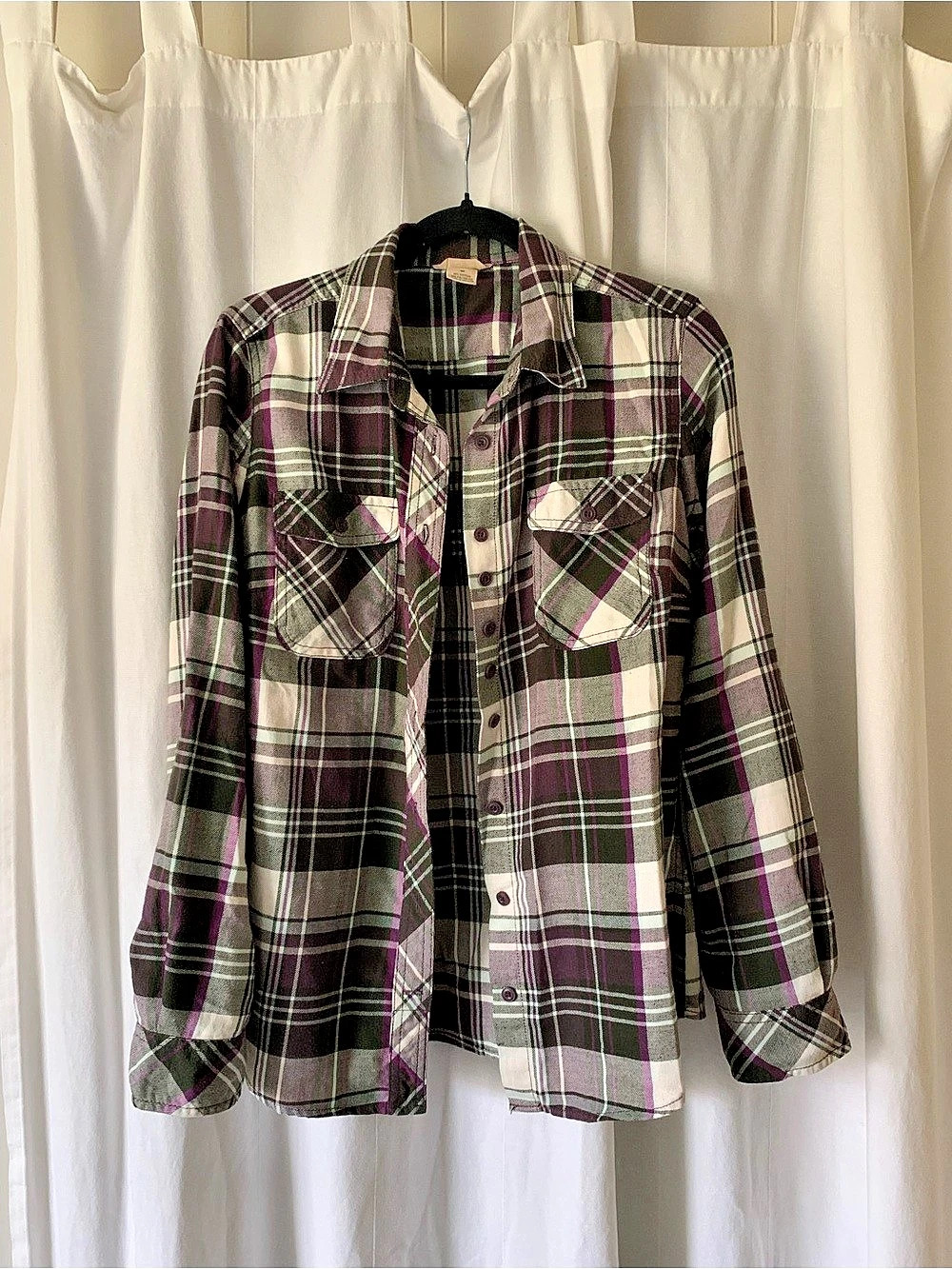 Duluth Trading Plaid Button Down Shirt